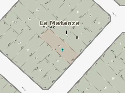 Terreno en Venta en Villa Luzuriaga, USD 135.000