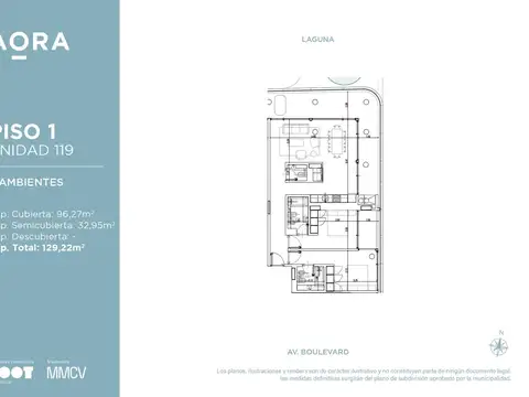 Departamento en Venta de 2 dormitorios