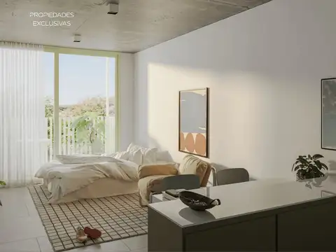 Departamento Monoambiente con 1 baño