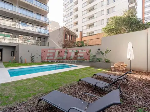 1 amb. a Estrenar en Edificio de Categoria - piso alto con vista abierta
