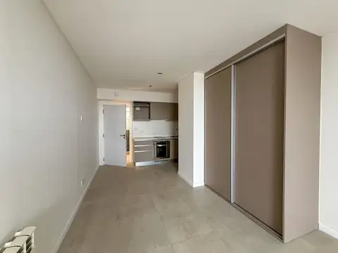 Alquiler mmonoambiente con balcón en edificio Ana de Fundar, Lisandro de la Torre, Rosario