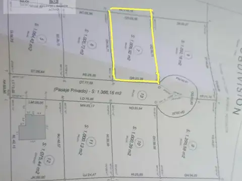 Venta terreno de 1000m2 en Sinsacate