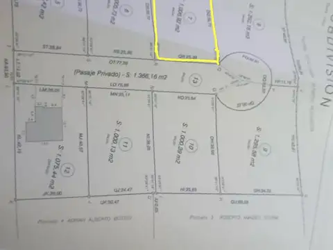 Terreno en Venta 39  mts Fondo