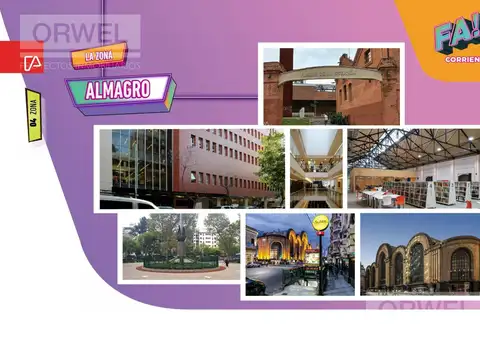 Monoambiente Almagro Apto Profesional