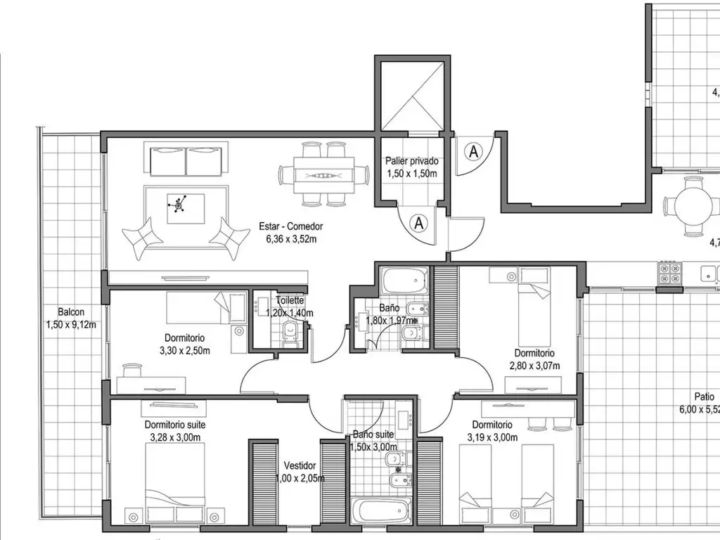VILLA URQUIZA | 1, 2, 3 y 4 amb. Full Amenities. - Foto 30
