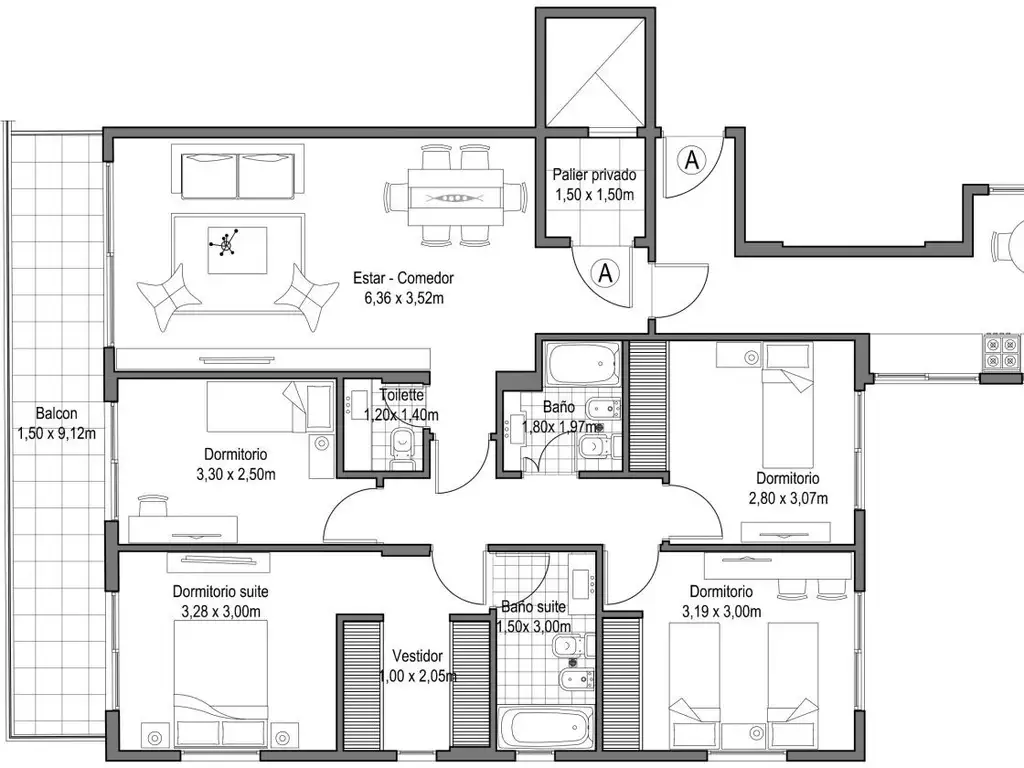 VILLA URQUIZA | 1, 2, 3 y 4 amb. Full Amenities. - Foto 24