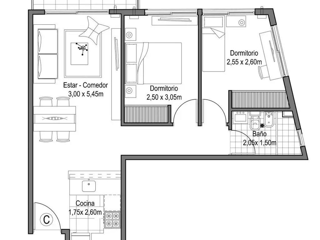 VILLA URQUIZA | 1, 2, 3 y 4 amb. Full Amenities. - Foto 54