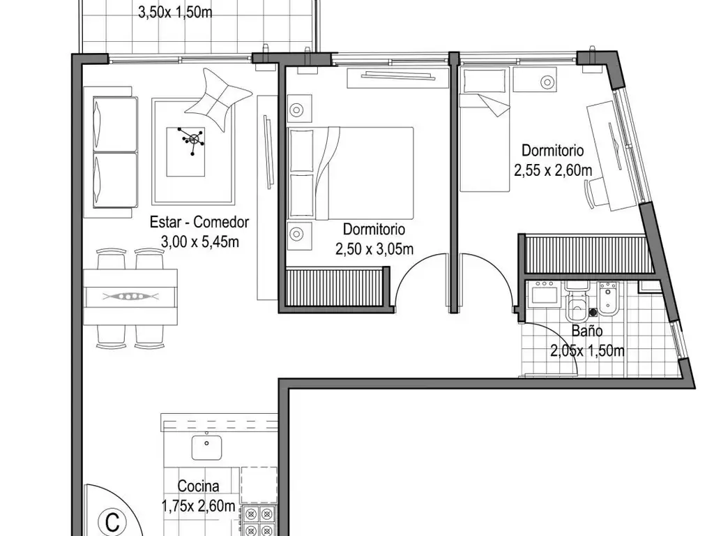 VILLA URQUIZA | 1, 2, 3 y 4 amb. Full Amenities. - Foto 33