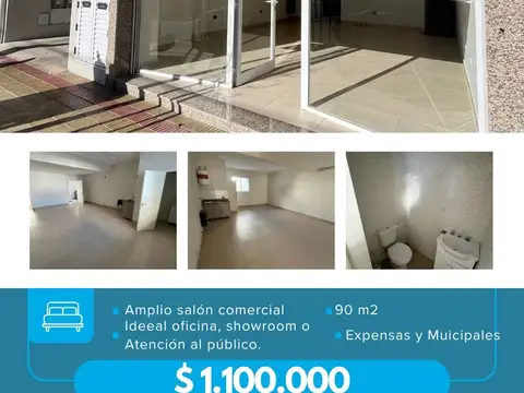 Local comercial de 90 m² en alquiler sobre  Sarmiento al 1400