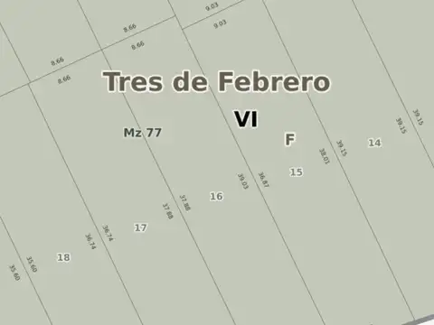 Galpon en Venta 8,73  mts Frente