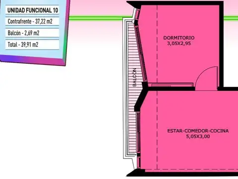 Departamento en Venta Apto profesional