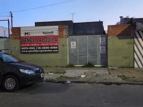 Lote 8.66 x 43 en San Justo Centro, calle Entre Rios al 2757