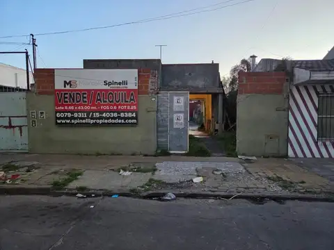 Lote 8.66 x 43 en San Justo Centro, calle Entre Rios al 2757