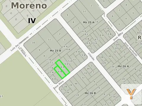 Terreno en Venta de 712,0 m2