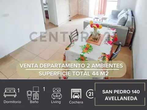 VENTA DEPARTAMENTO 2 AMBIENTES SARANDI - AVELLANEDA