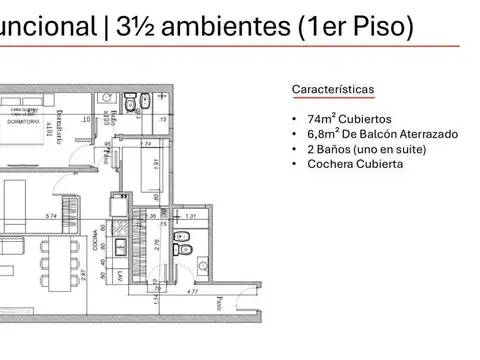 Departamento en la mejor zona de Munro de 3 amb con terraza propia y cochera