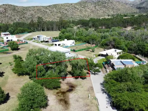 Terreno en venta en Juana Koslay - Barrio Privado Chacras del Zorzal