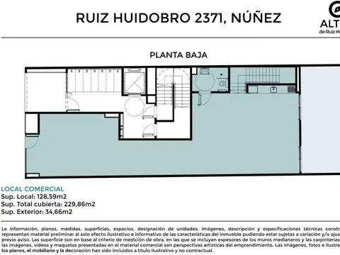 Departamento 3 ambientes con 2 baños