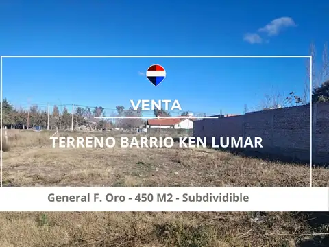 Terreno en Venta en General Fernandez Oro, General Roca