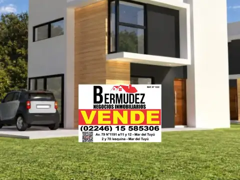 Venta Duplex 4 Ambientes En Pozo Av. Interbalnearia Entre 5 Y 6 Costa Del Este Anticipo Y Cuotas 