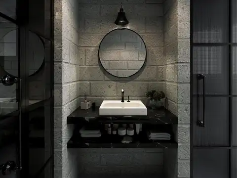 Departamento Monoambiente con 1 baño