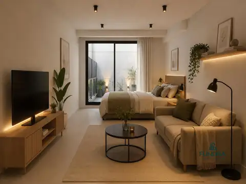 VENTA MONOAMBIENTE CON PATIO A ESTRENAR APTO PROFESIONAL