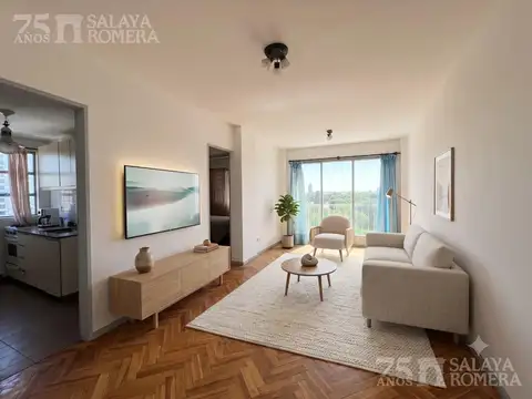 Departamento en venta  Olivos 2 ambientes 42 mts - luminoso con vista al Río -