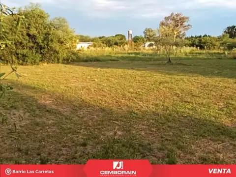 VENTA TERRENO Zona Barrio Las Carretas .Mercedes Corrientes