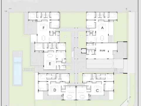 Departamento 3 ambientes con 2 baños