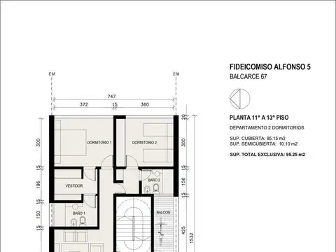 Departamento en Venta al Oeste