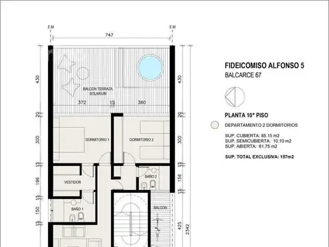 Departamento en Venta de 2 dormitorios