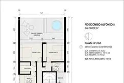 Alfonso 5 | Balcarce 67 de 1 Dormitorios