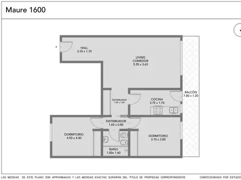 Departamento en Venta de 3 ambientes