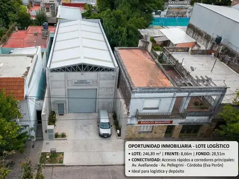 Venta terreno ideal para deposito/ logística barrio Ludueña, Rosario