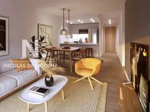 Proyecto VIA 21 en Pocitos, Apartamento de 1 dormitorio