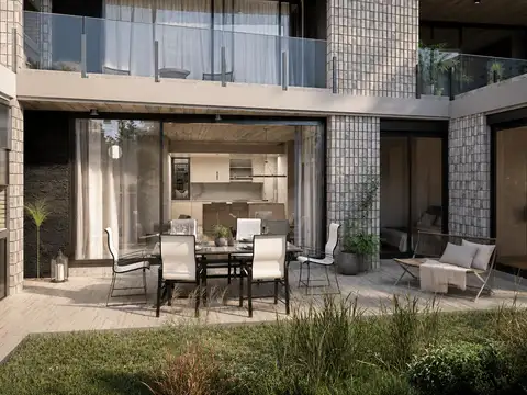 DEPARTAMENTO DE 2 DORMITORIOS VENTA PATIO EXCLUSIVO CON VISTA AL GOLF FISHERTON ROSARIO