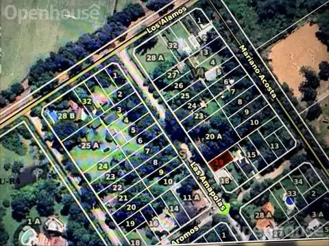 VENTA - EXCELENTE LOTE EN BARRIO LA ALBORADO- DERQUI