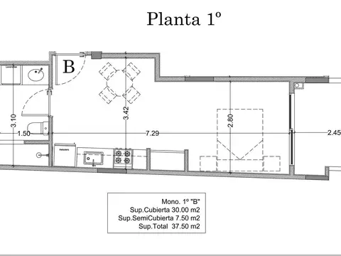 Departamento en Venta de 2 dormitorios