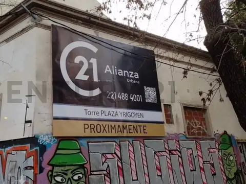 19 y 60 LOTE EN ESQUINA VENTA PROYECTO APROBADO EDIFICIO PI PLAZA YRIGOYEN LA PLATA