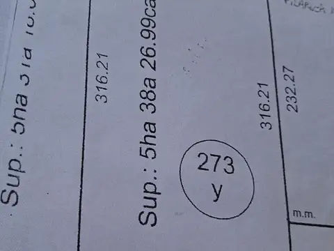 Fracción de 5 Has. en  Manzanares