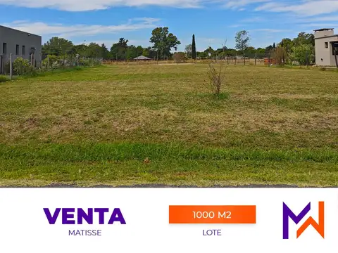 Terreno en Matisse Barrio Privado