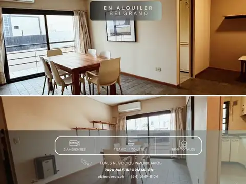 ALQUILER DEPTO 2 AMBIENTES NUNEZ