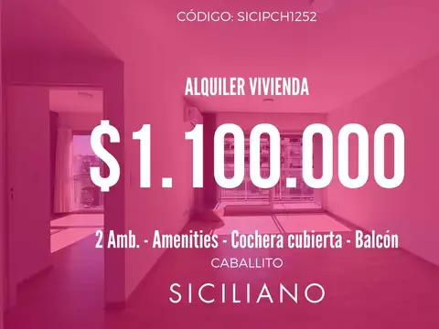 Departamento en Caballito