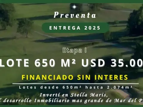 ETAPA I, COMARCAS DE STELLA MARIS, MAR DEL PLATA