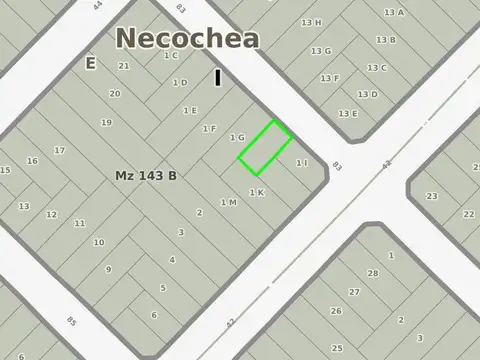 Terreno en Venta en Necochea, USD 25.000
