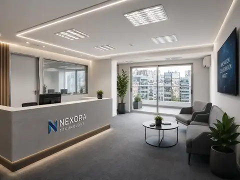 OFICINA CON DOBLE TERRAZA VISTA ABIERTA