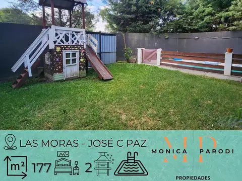 Casa moderna en venta en barrio cerrado Las Moras, José C. Paz – Apta crédito