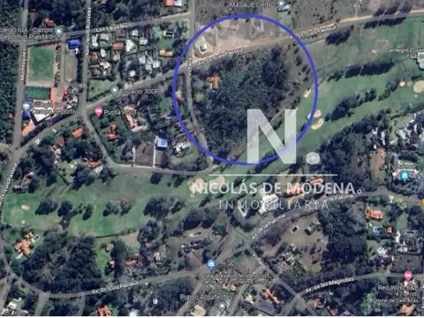 Terreno con vista a Club de golf