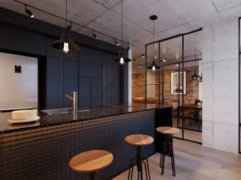 Departamento Monoambiente con 1 baño