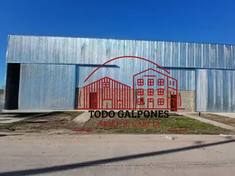 Galpón 1200m2 doble entrada camión techo 6m Alt